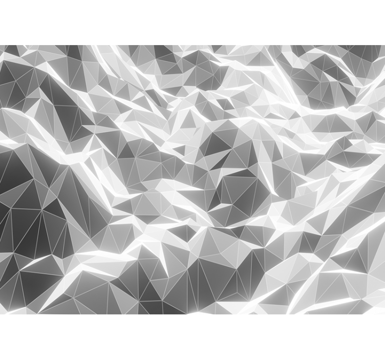 Fotomural abstracto patrón de piedra geométrica - TenVinilo