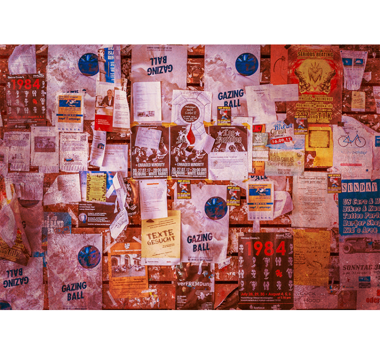 Fotomural arte urbano póster collage urbano - TenVinilo