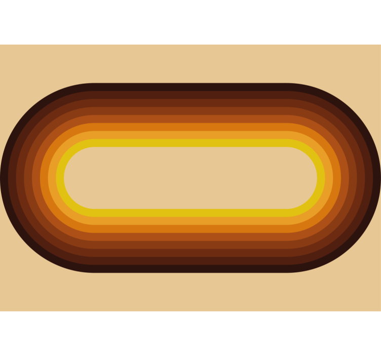 Fotomural textura patrón circular retro - TenVinilo