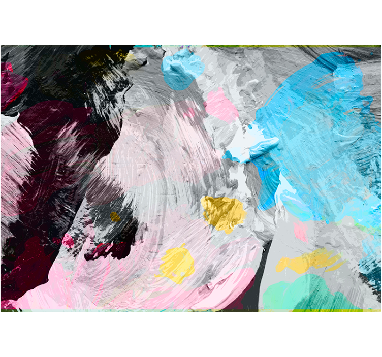 Fotomural abstracto trazos de pintura dinámica - TenVinilo