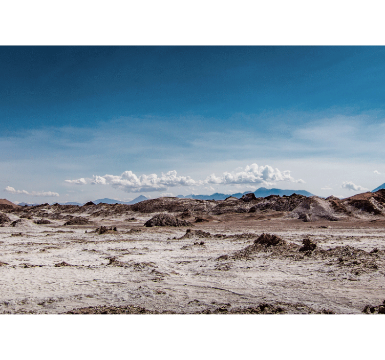 Fotomural montañas cumbres del terreno deslizante - TenVinilo