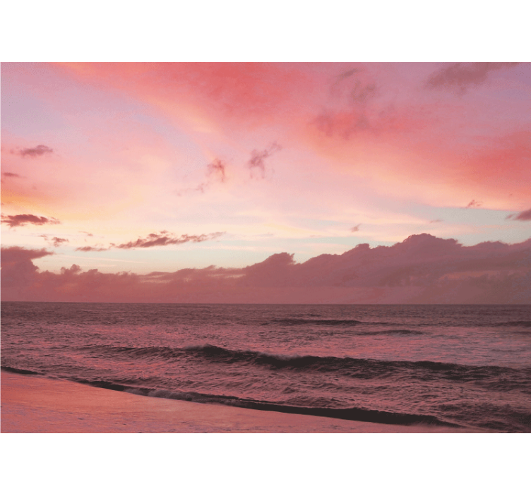 Fotomural naturaleza vista del mar tranquila - TenVinilo