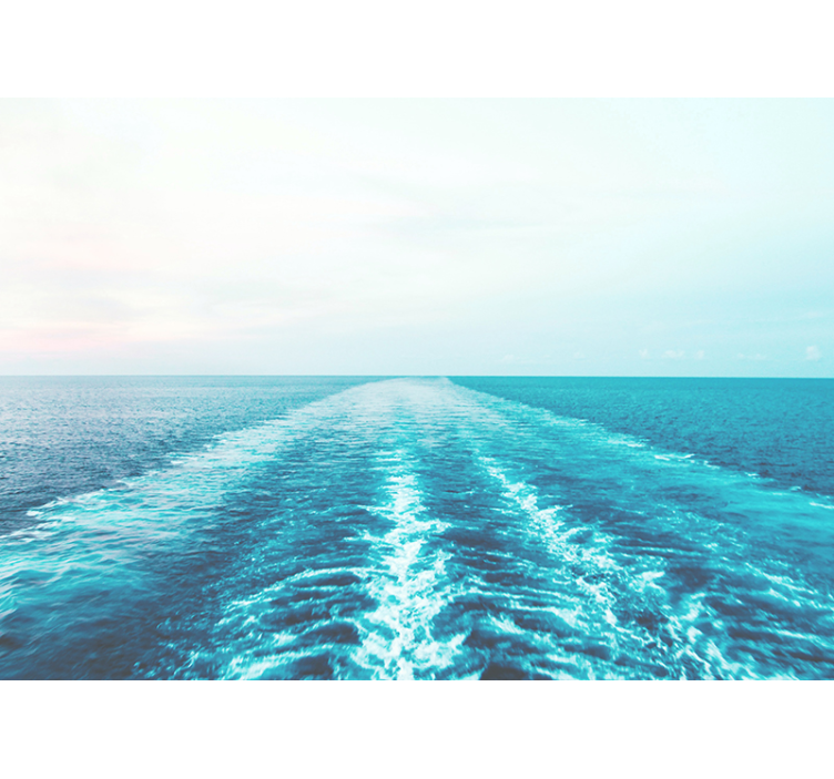 Fotomural mar vista del horizonte oceánico - TenVinilo