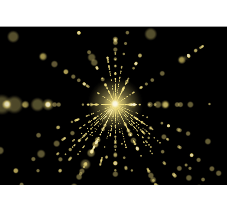 Fotomural abstracto estallido de luz radiante - TenVinilo