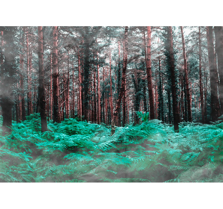 Fotomural naturaleza selva verde exuberante - TenVinilo