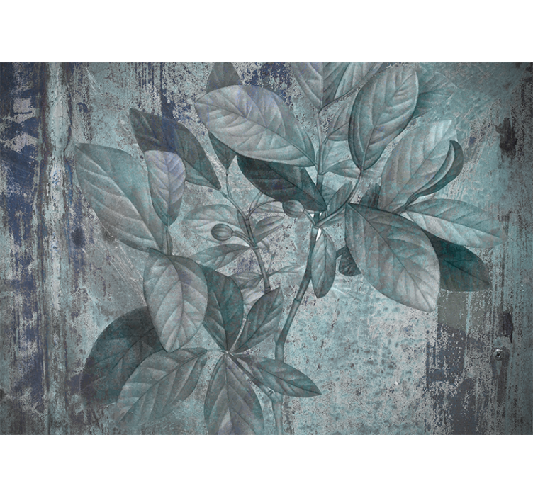 Fotomural naturaleza brotes verdes y frondosos - TenVinilo