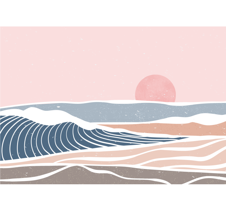 Fotomural naturaleza escena costera serena - TenVinilo