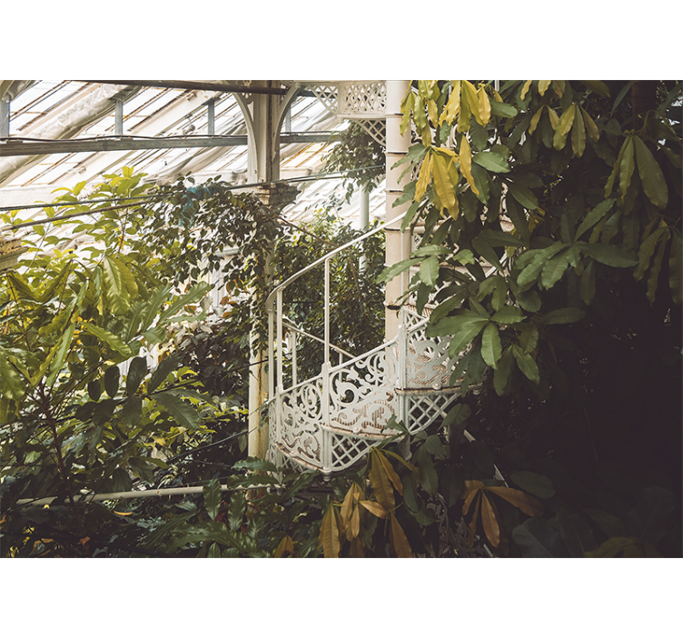 Fotomural naturaleza oasis de verdor exuberante - TenVinilo