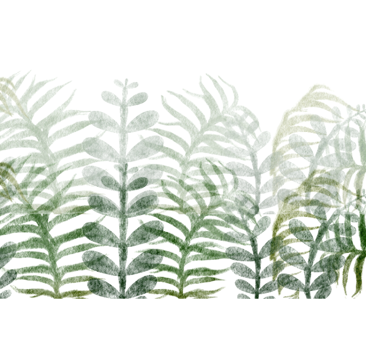Fotomural naturaleza patrón de follaje - TenVinilo