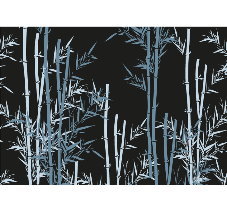 Fotomural bambú diseño de bosque de bambú - TenVinilo