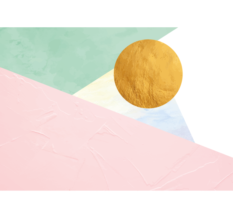 Fotomural abstracto formas geométricas elegantes - TenVinilo