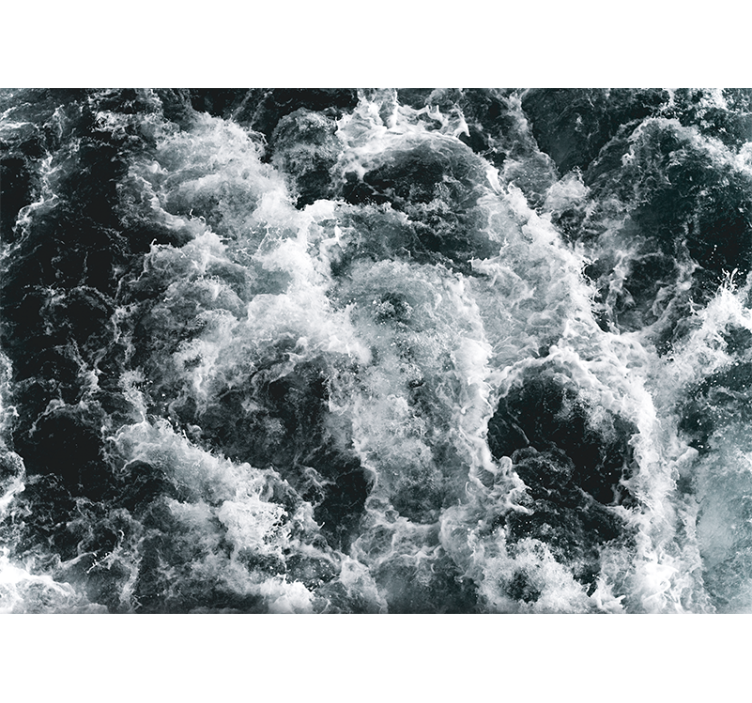 Fotomural mar olas del océano embravecidas - TenVinilo