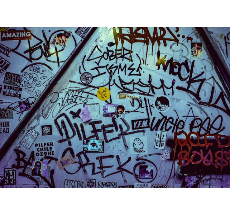 Fotomural arte urbano graffiti urbano - TenVinilo