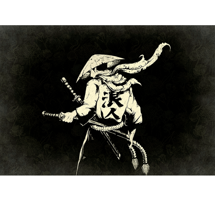 Fotomural juvenil guerrero anime - TenVinilo