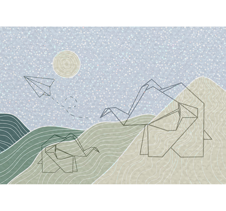 Fotomural animale Elefante Japandi - TenVinilo