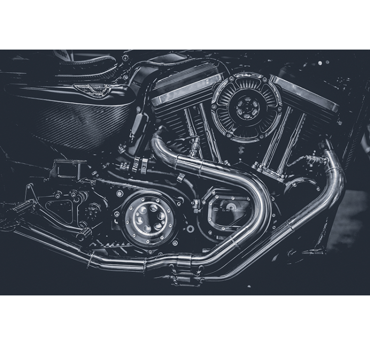 Fotomural motos motor de moto - TenVinilo