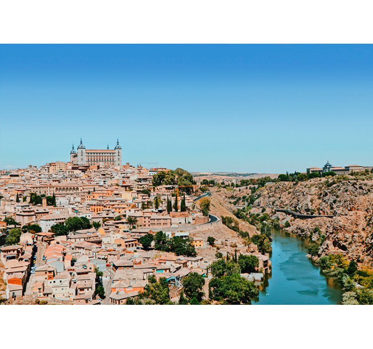 Fotomural ciudad vistas de Toledo - TenVinilo