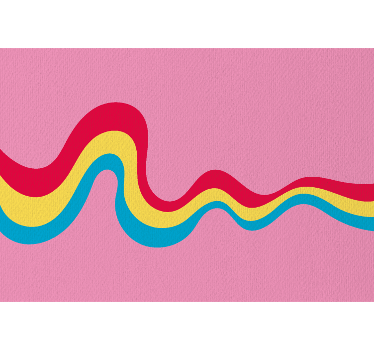 Fotomural moderno ola rayas - TenVinilo