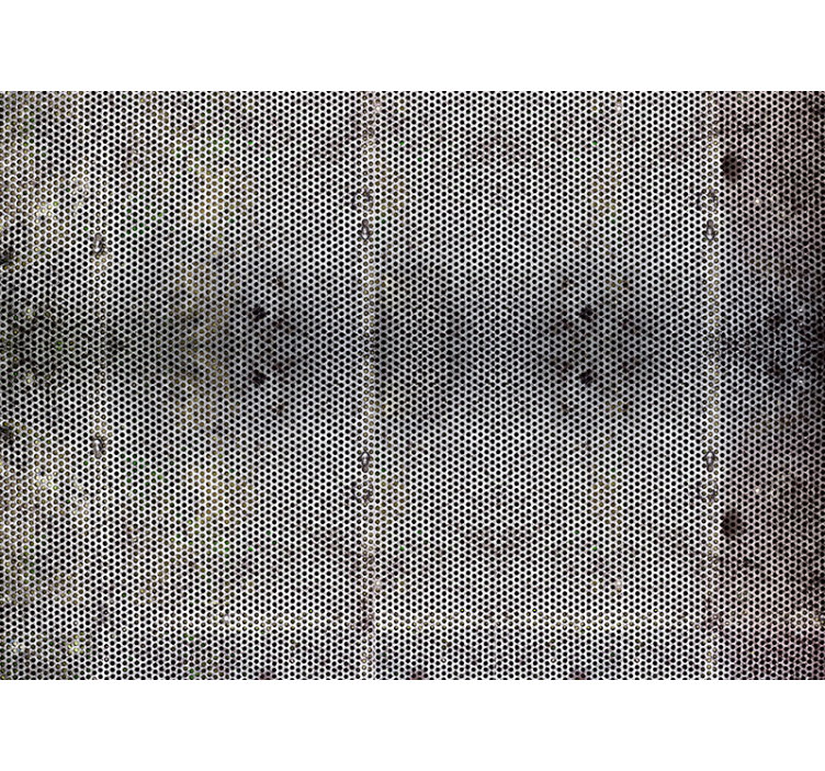 Fotomural texturas metal perforado - TenVinilo