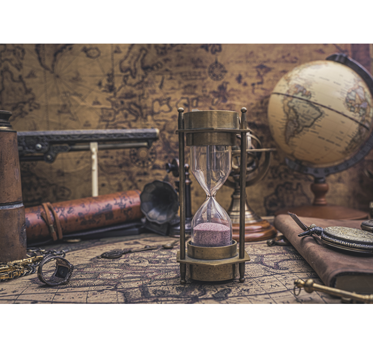 Fotomural ciudad colección de relojes antiguos - TenVinilo