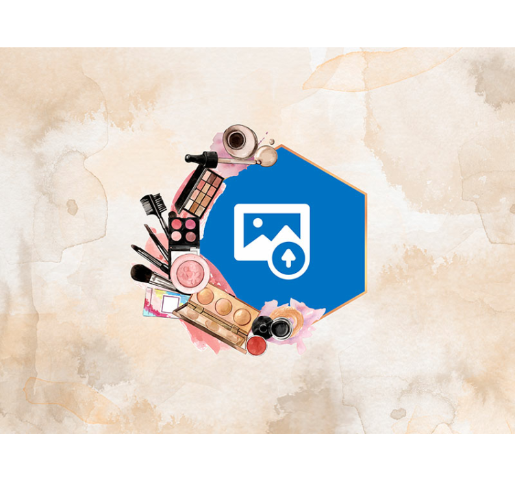 Fotomural frase esenciales de belleza de moda - TenVinilo