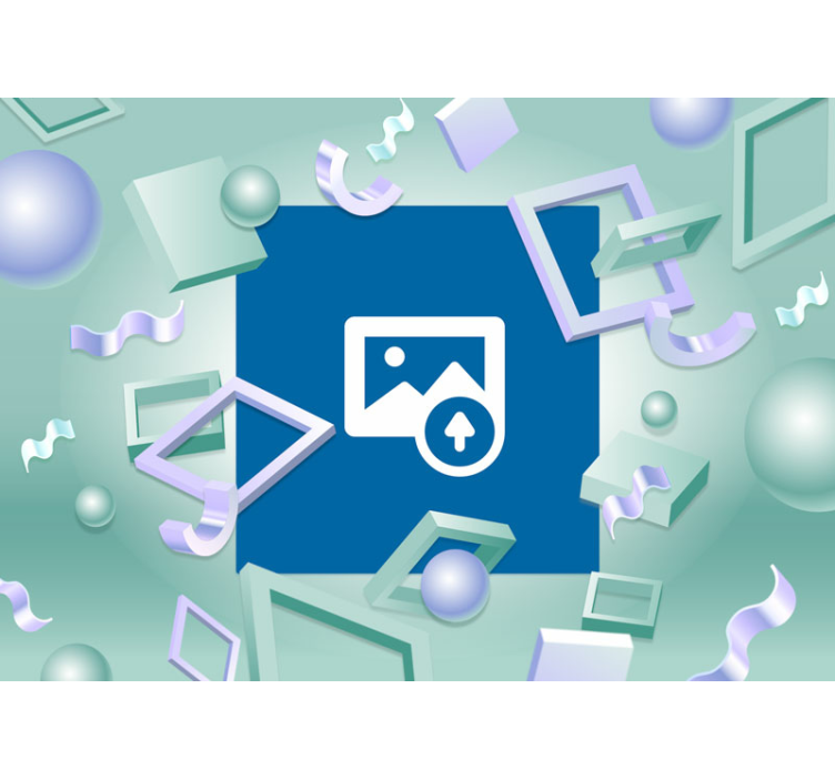 Mural de pared flores mano sosteniendo una flor - TenVinilo