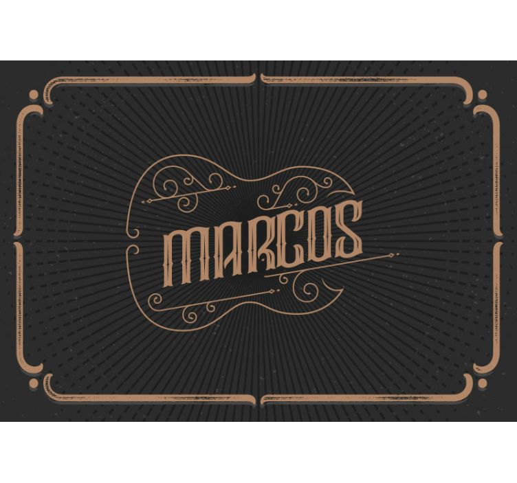 Mural para dormitorio juvenil diseño elegante personalizado - TenVinilo