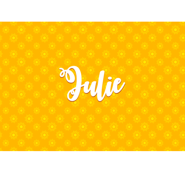 Mural de pared infantil fondo con patrón de girasol - TenVinilo