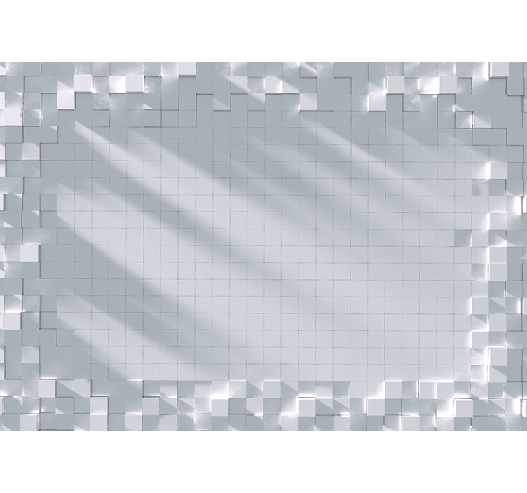 Fotomural textura patrón de azulejos geométricos - TenVinilo