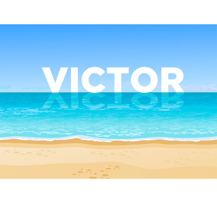 Fotomural mar playa con agua - TenVinilo