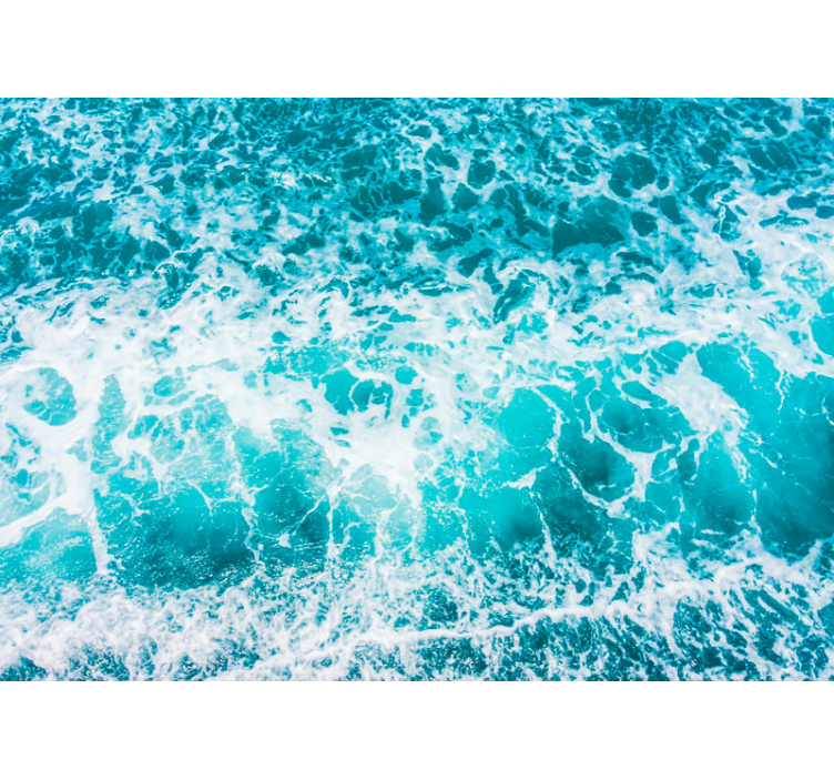 Fotomural mar pareja abrazando olas - TenVinilo