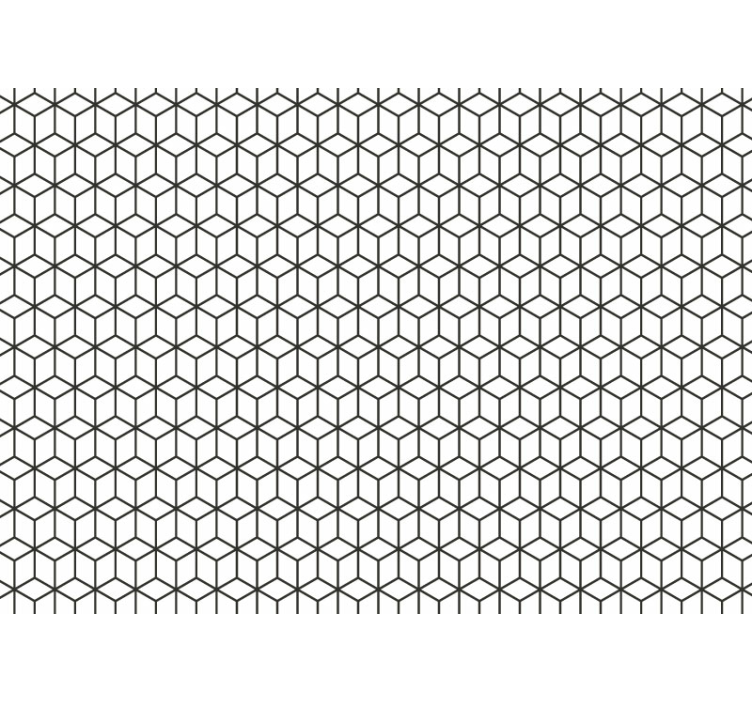 Fotomural textura patrón de cubo geométrico - TenVinilo