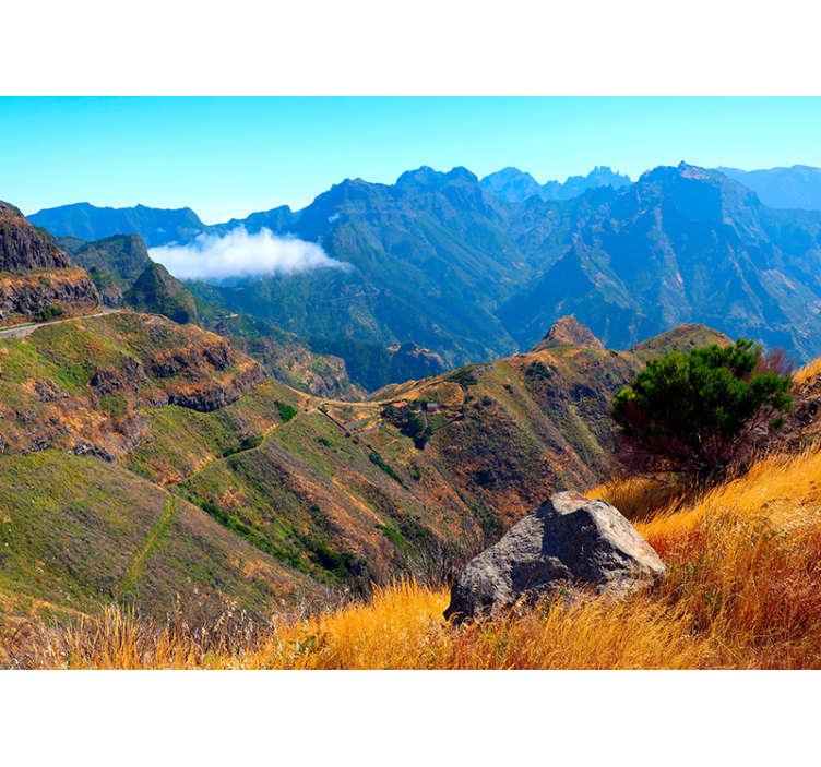 Fotomural montañas vista majestuosa - TenVinilo