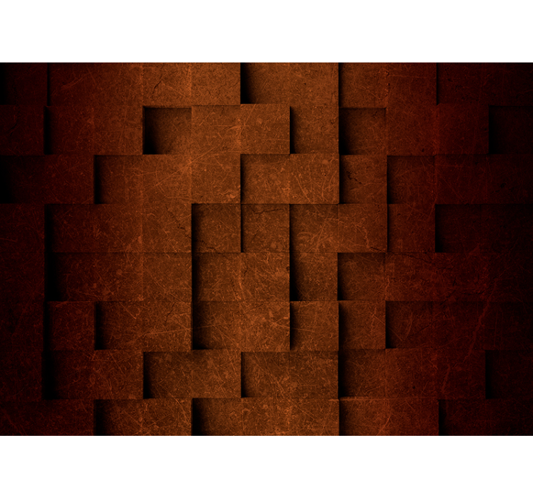 Fotomural texturas patrón de cuadrados capas - TenVinilo