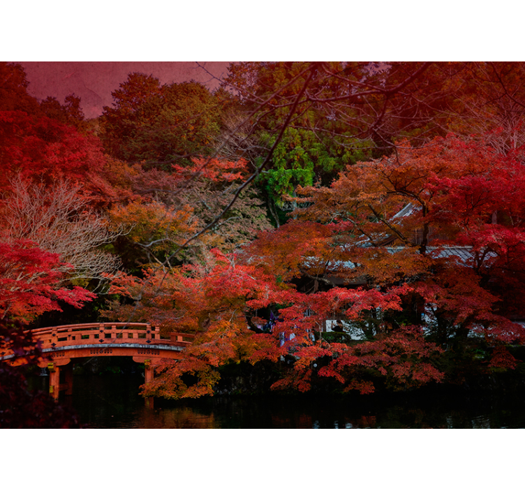 Fotomural naturaleza serenidad otoñal - TenVinilo