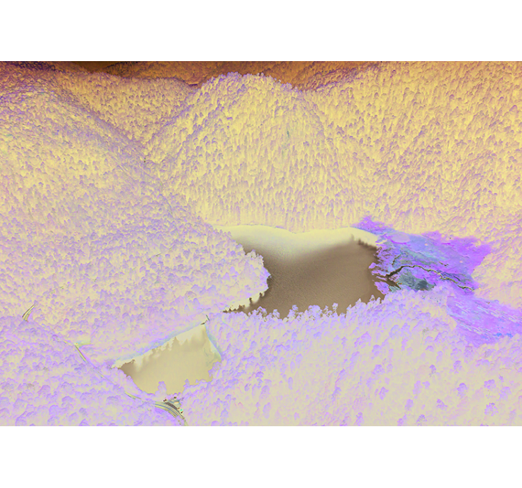 Papel pintado paisaje serenidad del lago de montaña - TenVinilo