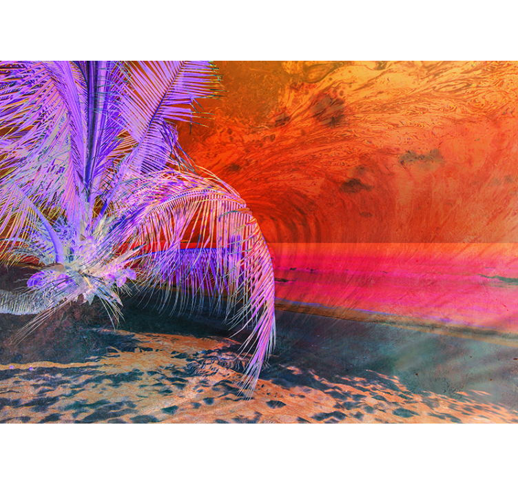 Fotomural naturaleza escape a la playa tropical - TenVinilo