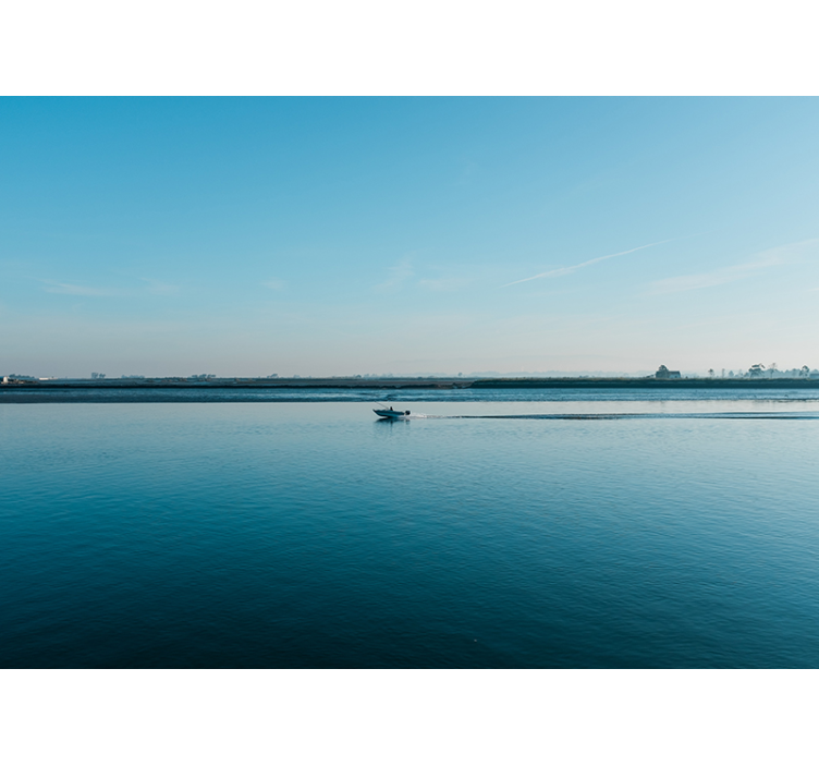 Papel pintado paisaje escena de agua tranquila - TenVinilo