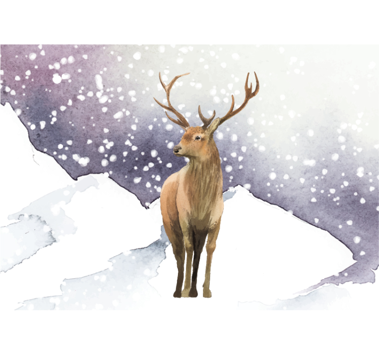 Fotomural animales escena de ciervos majestuosos - TenVinilo