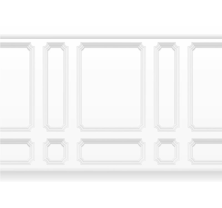 Papel pintado vintage cuarterones clásicos - TenVinilo