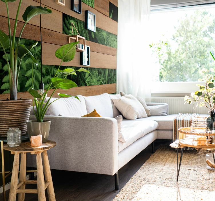 Fotomural naturaleza capas de vegetación exuberante - TenVinilo