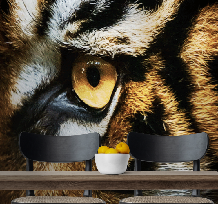 Fotomural animales intensa mirada de tigre - TenVinilo