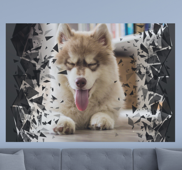 Fotomural animales retrato de ruptura - TenVinilo