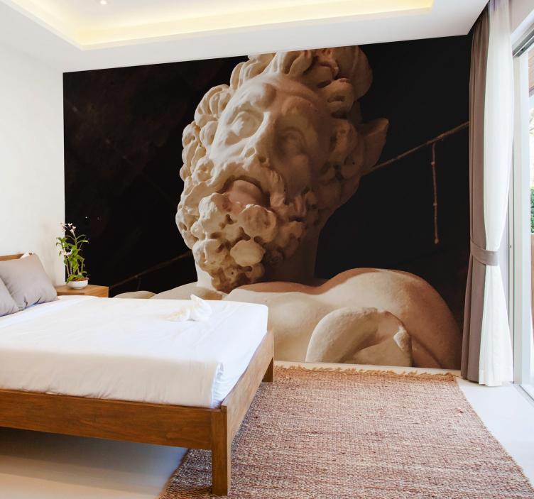 Fotomural arte clásico detalle de escultura clásica - TenVinilo