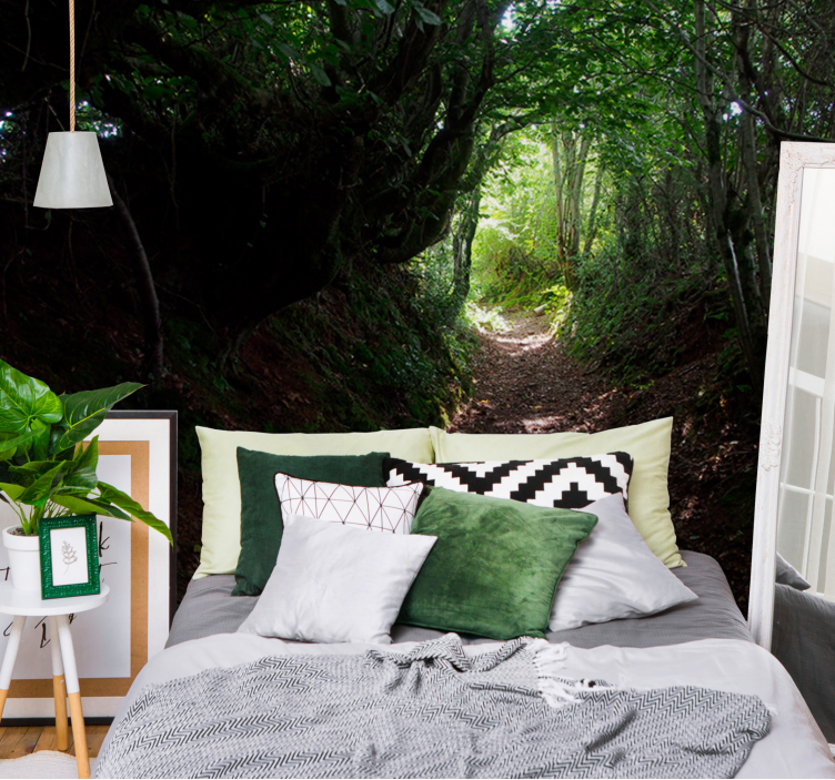 Fotomural bosque sendero del bosque - TenVinilo