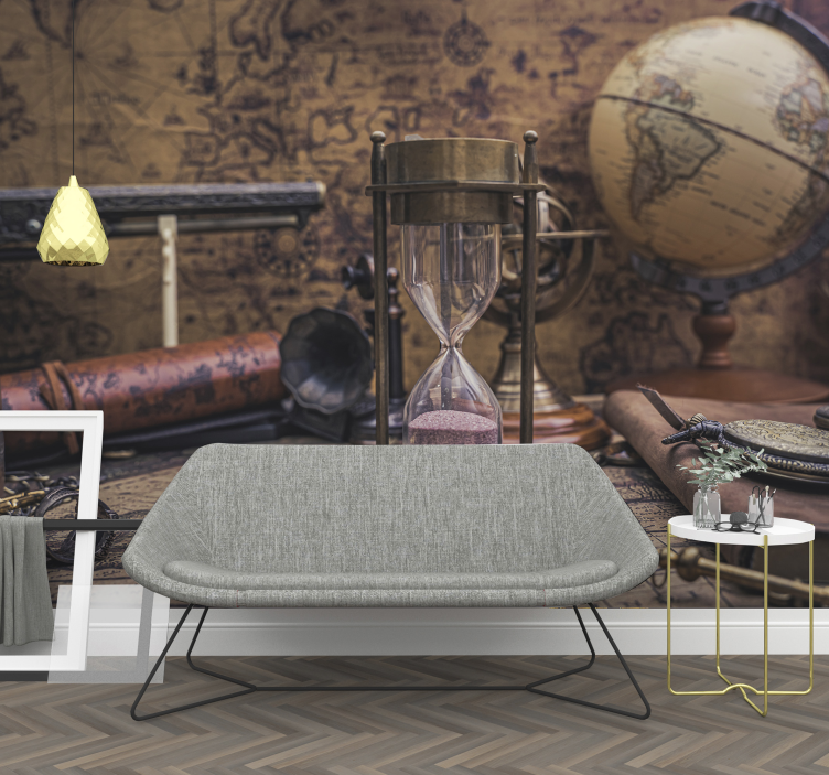 Fotomural ciudad colección de relojes antiguos - TenVinilo