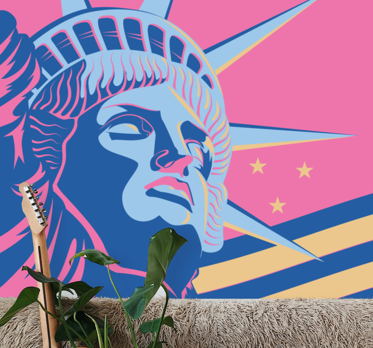 Fotomural ciudad monumento a la libertad - TenVinilo