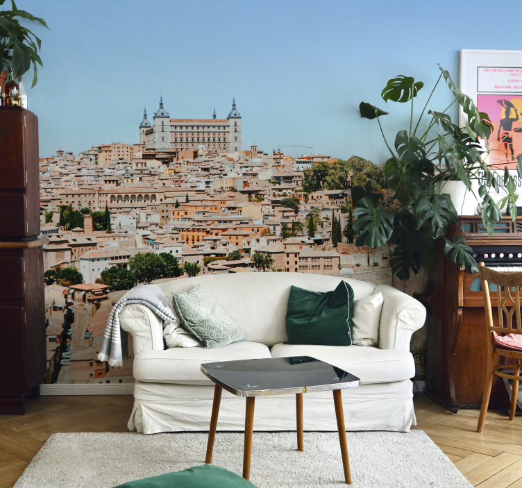 Fotomural ciudad vistas de Toledo - TenVinilo