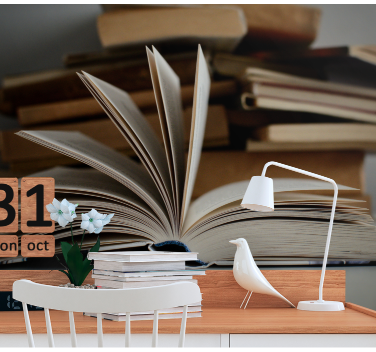 Fotomural frase escena de libro abierto - TenVinilo