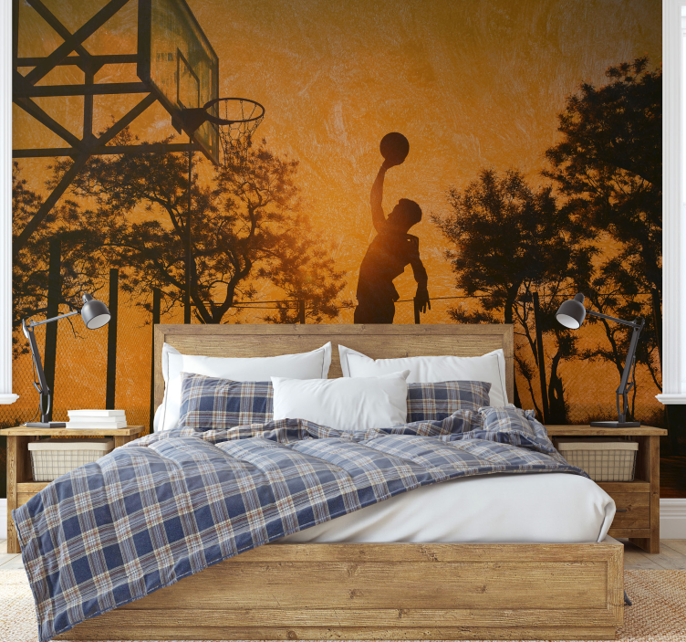 Fotomural gente mate baloncesto - TenVinilo